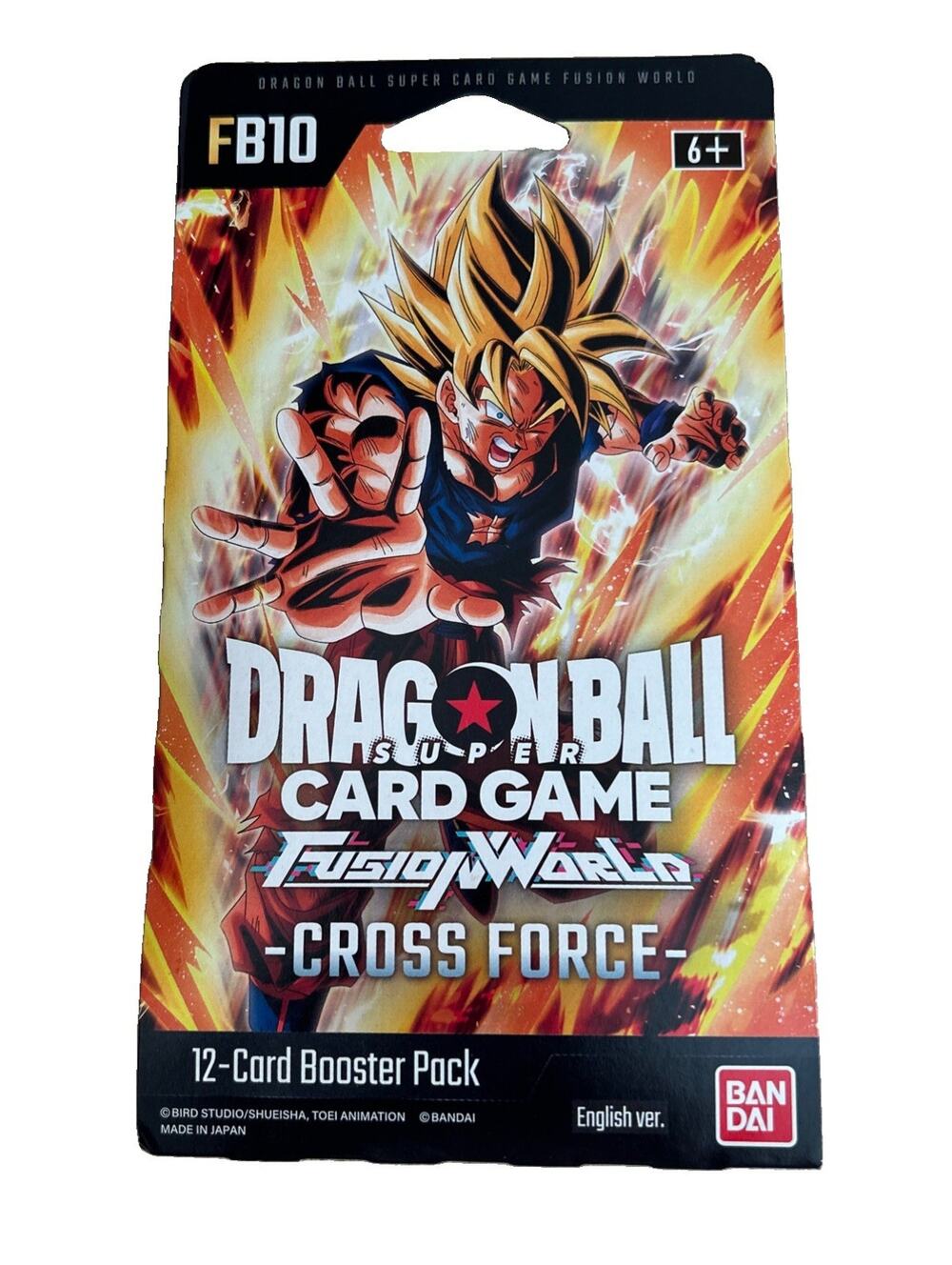 Dragon Ball Super Card Game Fusion World FB10 Cross Force Sleeved Booster New